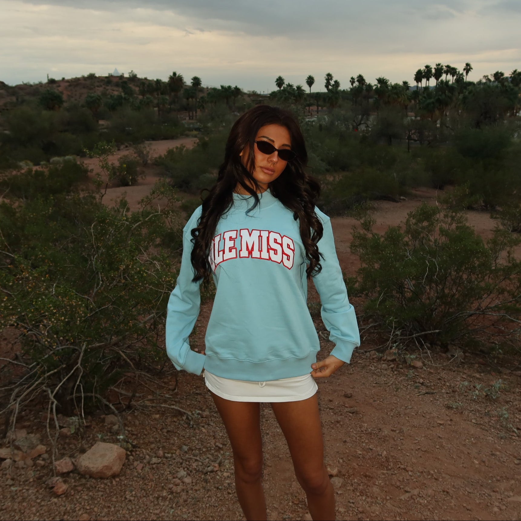 Ole Miss Mock Neck Sweatshirt