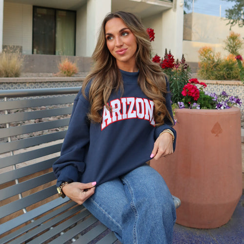 Arizona Mock Neck Sweatshirt